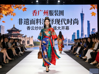 非遗传承风尚秀，广州香云纱时装周盛大启幕