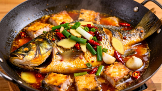 长江肥鱼红烧秘制佳肴