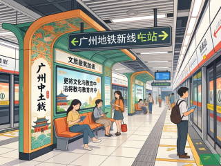 广州地铁新线站点设计，文旅教产业融合创意之旅