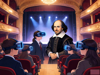 穿越时空的莎士比亚，虚拟现实戏剧课的时空对话