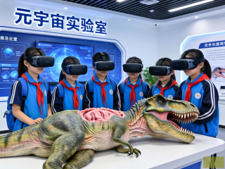 北京元宇宙实验室开启未来教育模式新篇章，VR恐龙解剖体验引关注