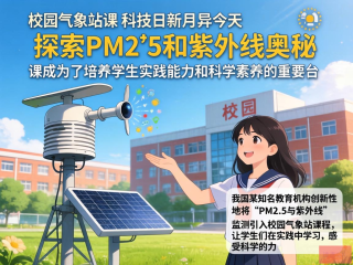校园气象站课程揭秘，PM2.5与紫外线背后的科学秘密