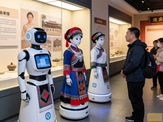 庆阳博物馆，导览机器人引领科技与文化交融之旅