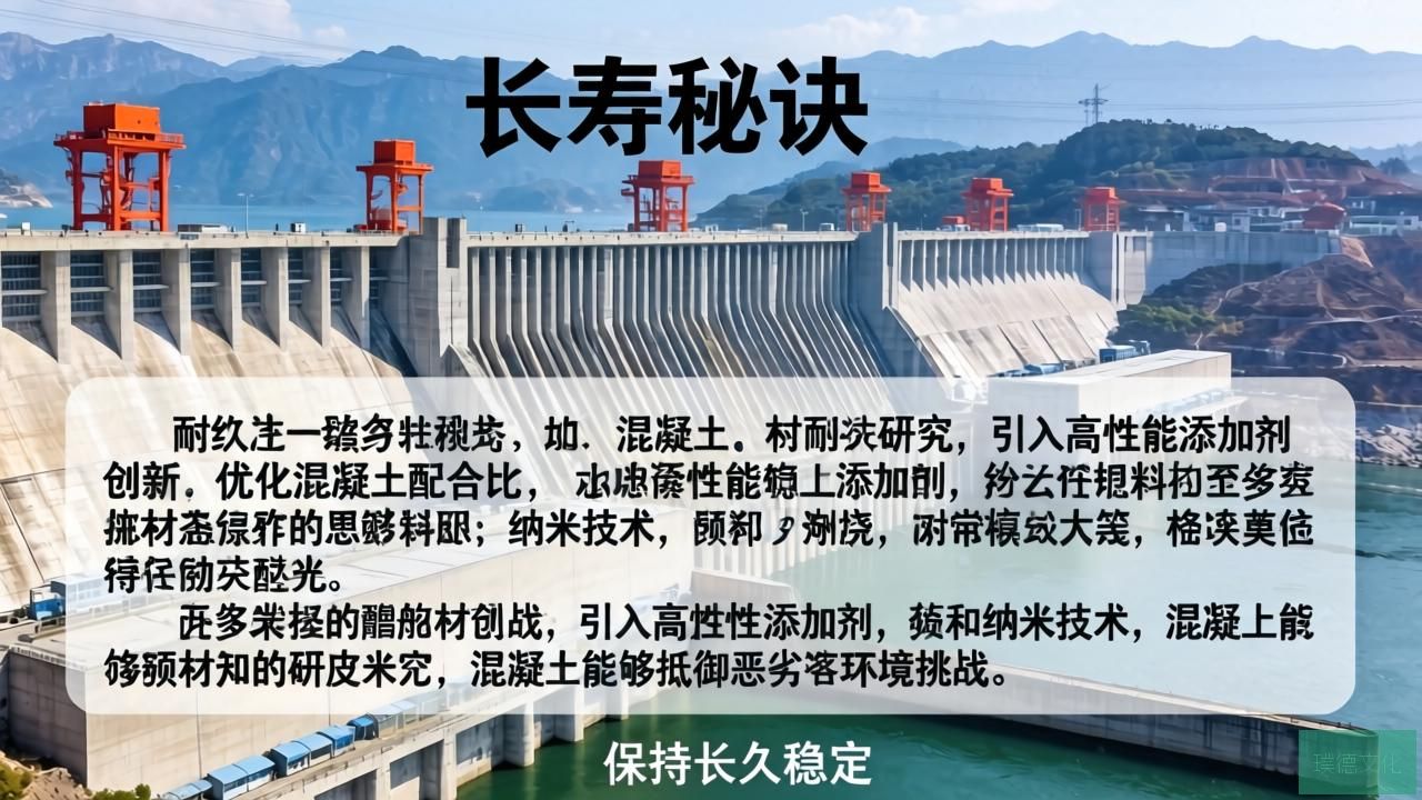 大坝混凝土的长寿秘诀，耐久性研究与材料创新