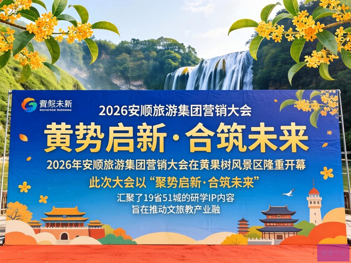 聚势启新·合筑未来，2026安顺旅游集团营销大会在黄果树举行