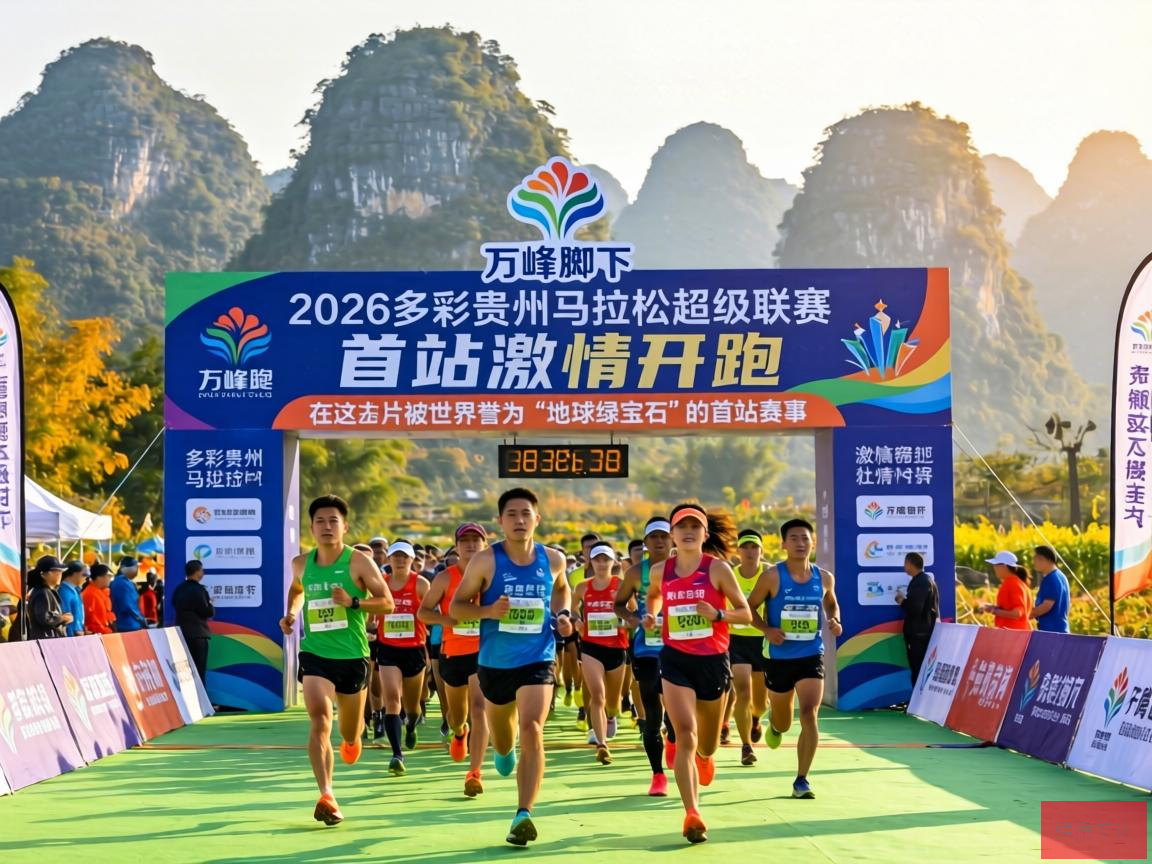 万峰林脚下，2026多彩贵州马拉松超级联赛首站激情开跑