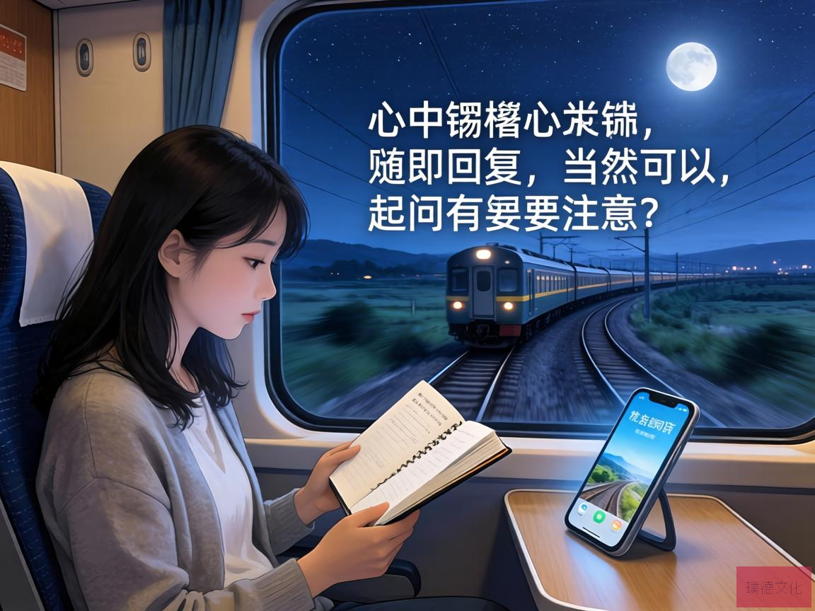 女子心中一愣，随即回复，当然可以，请问有什么需要注意的吗？