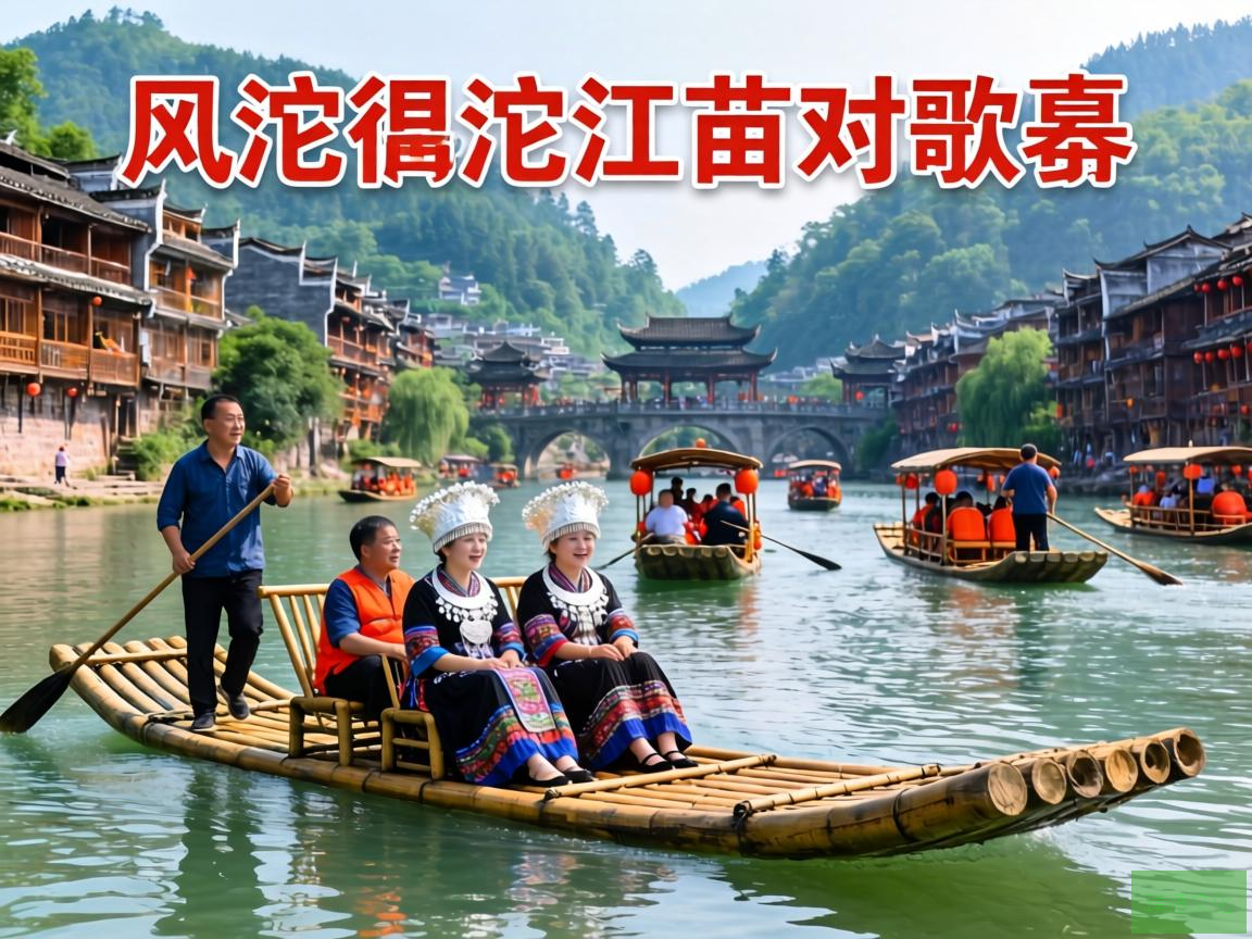 在凤凰古城，2026年的夏日，一场别开生面的沱江泛舟活动如约而至，而今年的亮点无疑是新增的苗族对歌环节。这项创新举措不仅丰富了游客的体验，更是在文旅教融合的大背景下，生动展现了地方文化特色