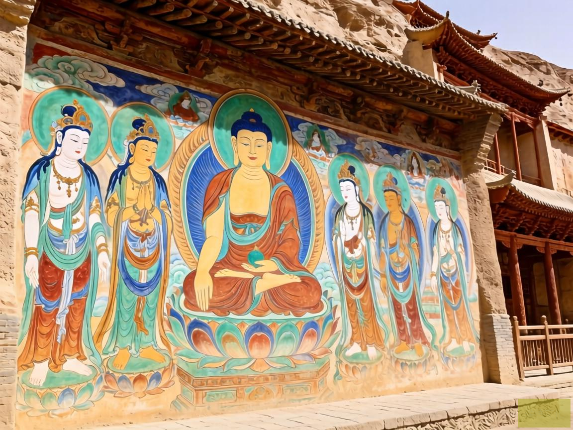 在敦煌这片古老而神秘的土地上，壁画艺术如同时间的密码，静静诉说着千年的故事。其中，经变画——敦煌的佛教连环画，更是以其独特的艺术形式，将佛教故事与绘画技艺完美融合，成为中华民族文化的瑰宝