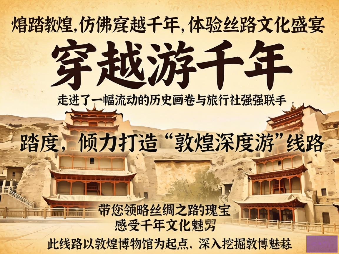 敦煌深度游，穿越千年，体验丝路文化盛宴