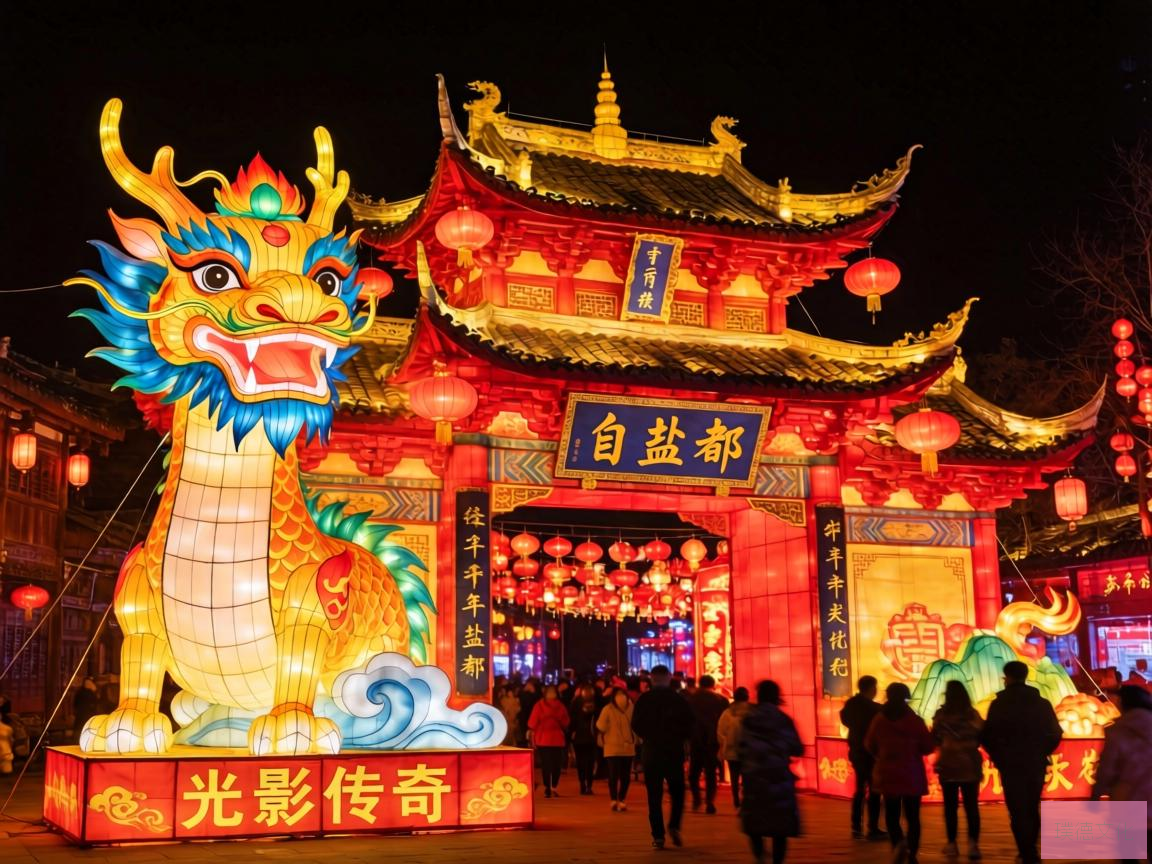 自贡灯会，千年盐都的光影传奇