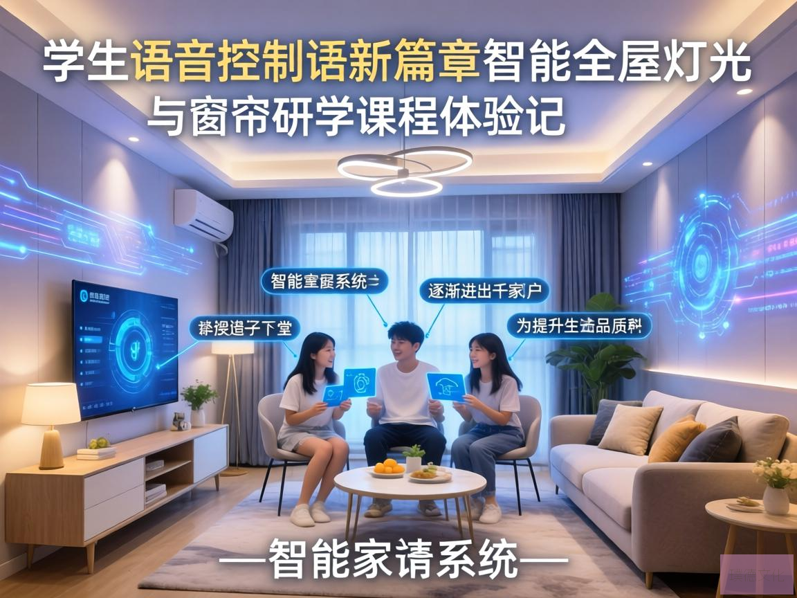 智能家居，开启智慧生活新篇章——学生语音控制全屋灯光与窗帘研学课程体验记