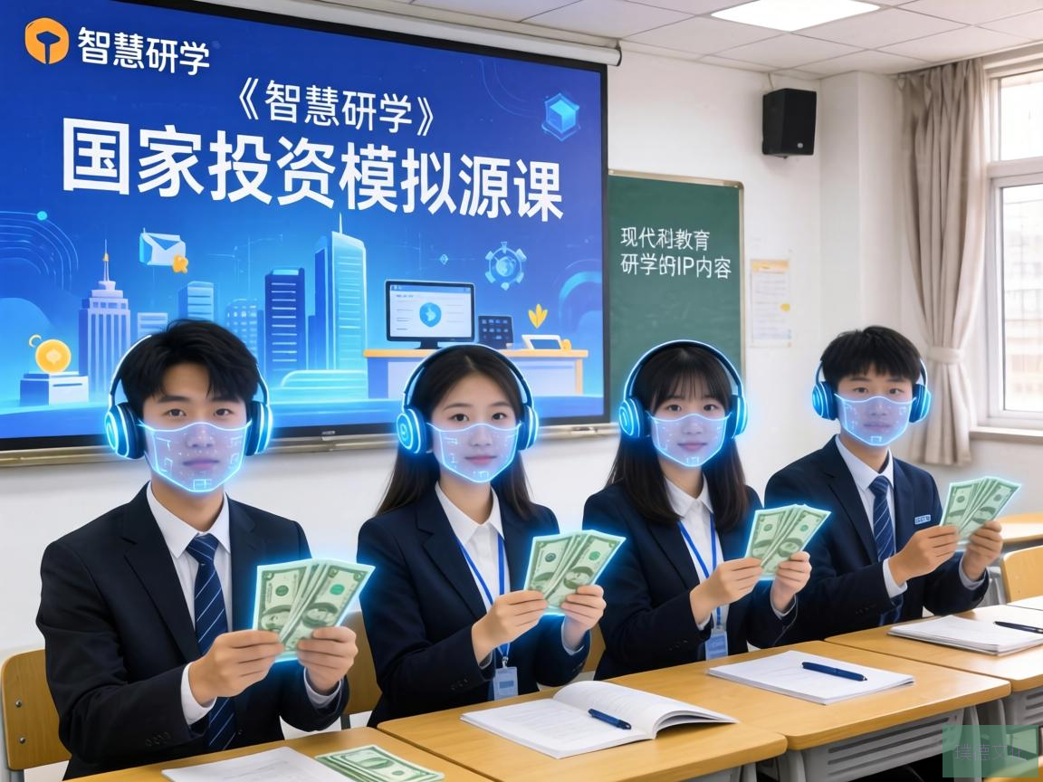在风险投资模拟课的课堂上，学生们身着虚拟的投资经理服装，手持虚拟资金，准备对一家初创科技企业进行投资。这家企业，名为智慧研学，正致力于将国家级文化资源与现代科技教育相结合，打造独特的研学IP内容